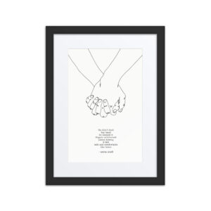 Voices: Clasped Hands Art Print