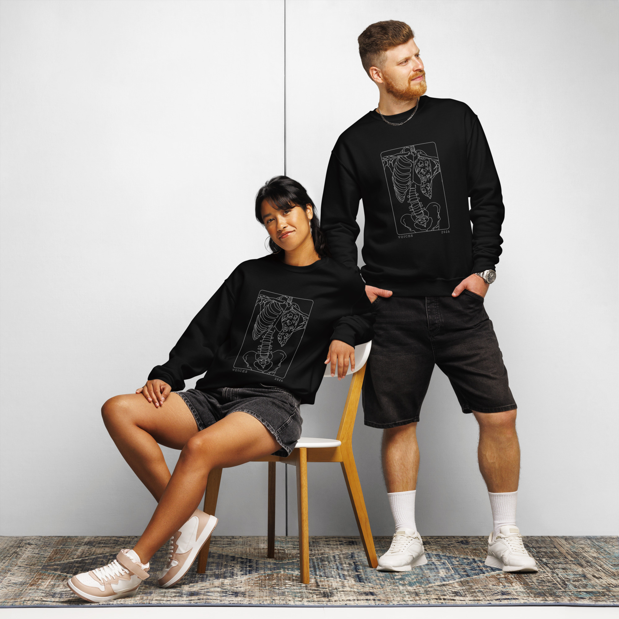 Crew Neck Sweatshirt: Voices - Image 2