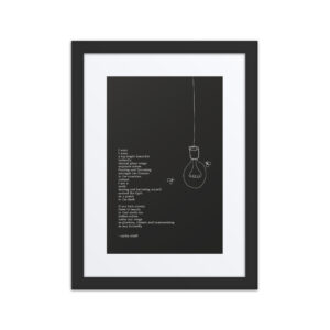 Domesticated Demons: Moth Framed Print