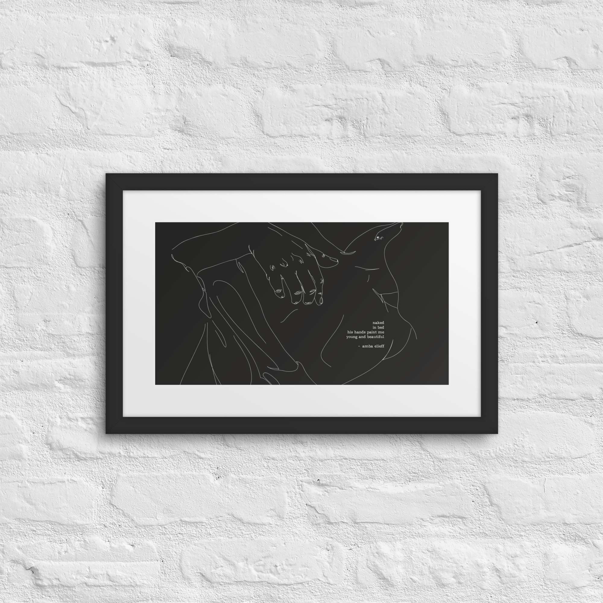 Voices: Young & Beautiful Framed Art Print - Image 3